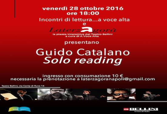 Guido Catalano, poesie ad alta voce