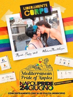 Il Mediterranean Pride attraversa Napoli come un’onda