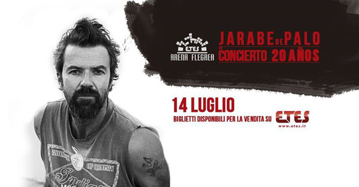 Jarabe de Palo all' Arena Flegrea musica di passione e vita