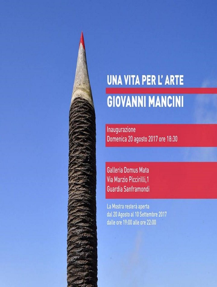 Giovanni Mancini: "Una vita per l'arte", retrospettiva a Guardia Sanframondi