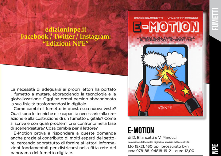 E-motion della NPE, la tradizione del fumetto tra cartaceo e digitale