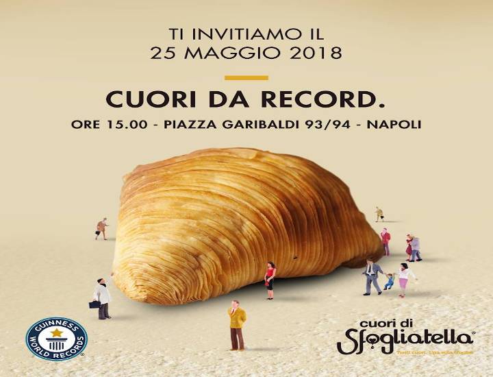 Cuori di sfogliatella, la sfogliatella da record è realtà