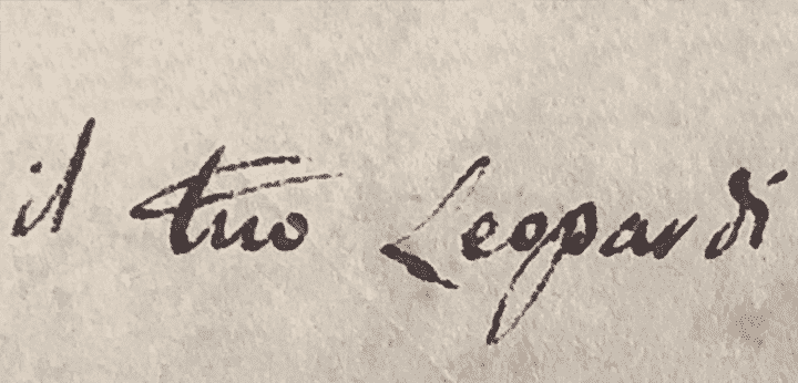 Giacomo Leopardi alla Biblioteca Nazionale di Napoli
