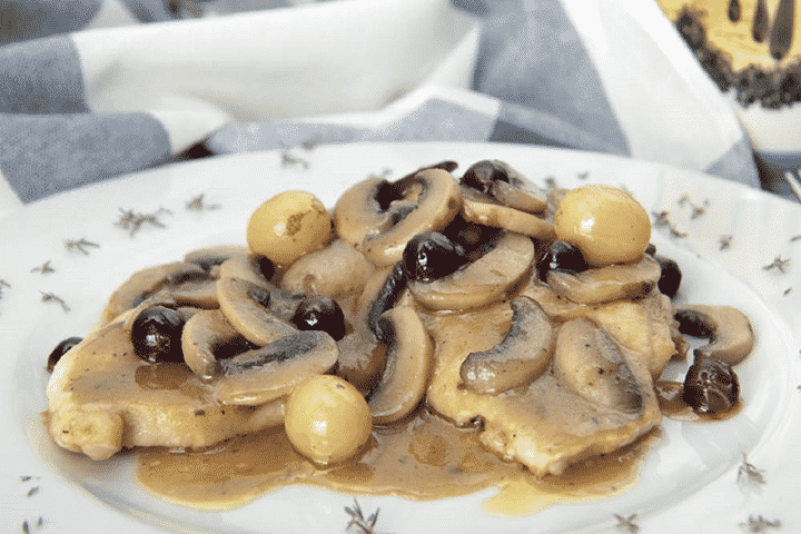 Cenetta veloce e sfiziosa d'autunno: scaloppine ai funghi