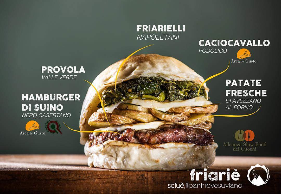 Sciuè il panino vesuviano: in anteprima il menù invernale