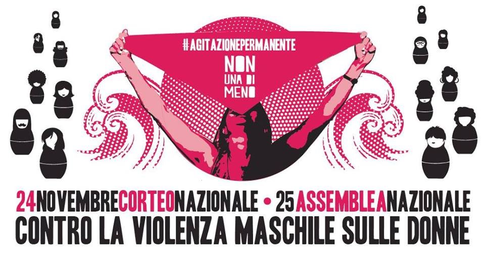 Non una di meno, manifestazione a Roma il 24 novembre