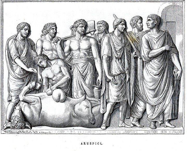 aruspicina, disciplina etrusca