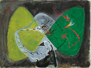 Uccello affascinato da un serpente