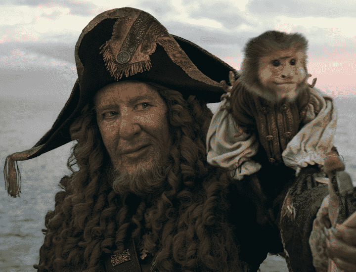 Capitan Barbossa: l'ironico Hector dei Pirati dei Caraibi