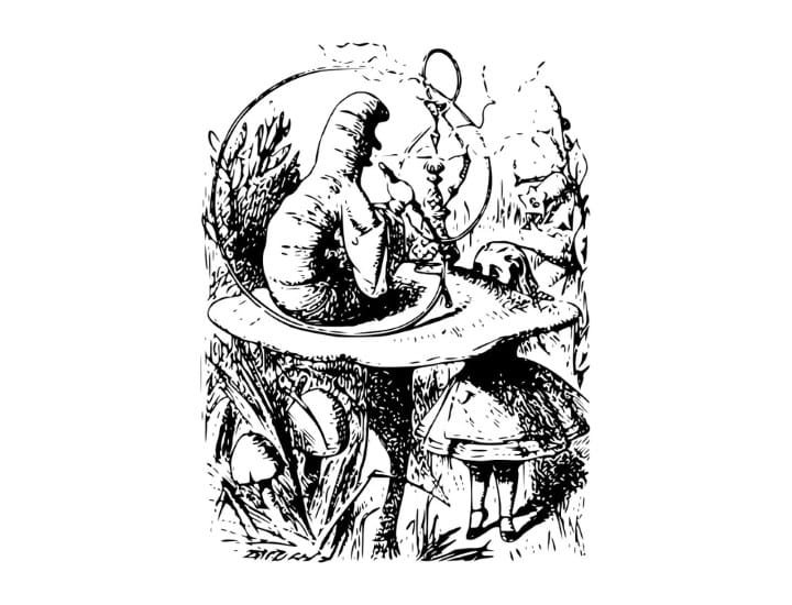 Il Brucaliffo: saggio ed istrionico personaggio di Lewis Carroll