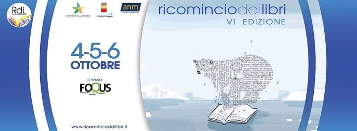 Ricomincio dai Libri 2019, al via la sesta edizione