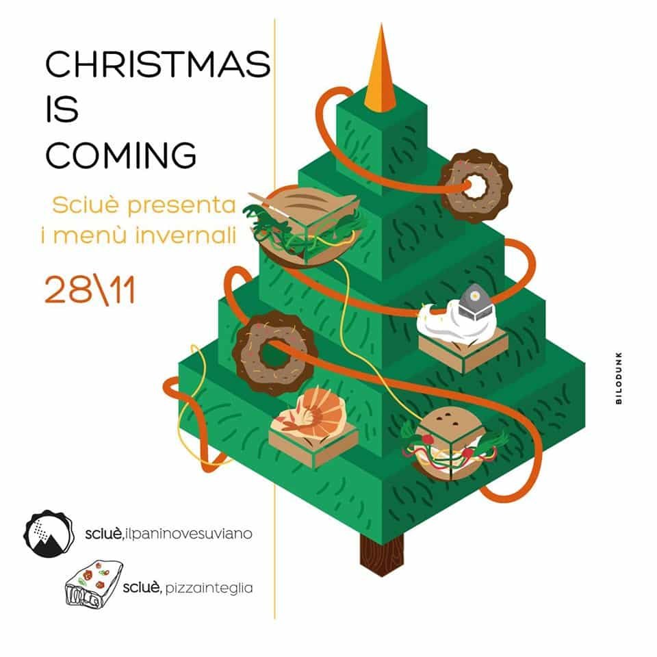 Christmas is coming to Sciuè il panino vesuviano
