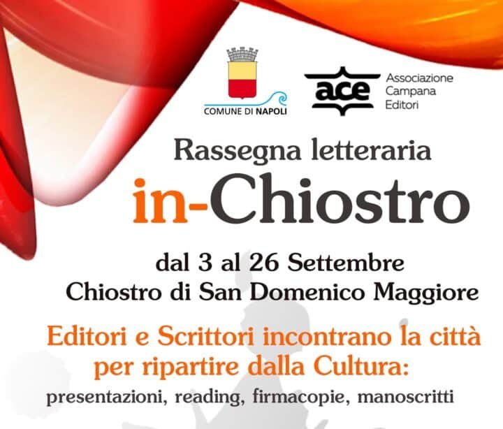 La staffetta antologica a cura di Vincenza Alfano: la presentazione nel primo weekend di In-Chiostro
