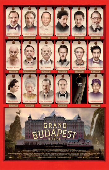 Cinema d'autore: Grand Hotel Budapest 