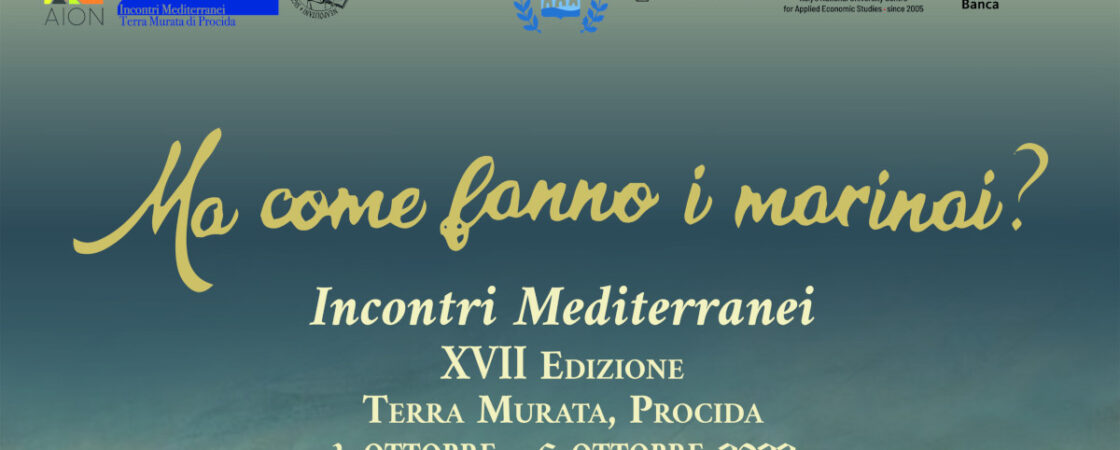 Dal 1° al 6 ottobre torna Incontri Mediterranei, un’occasione per parlare dello spazio mediterraneo come opportunità e risorsa.