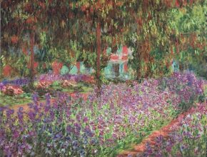 Iris nel giardino di Monet