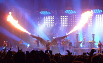 I Rammstein in concerto nel 2010 al Madison Square Garden