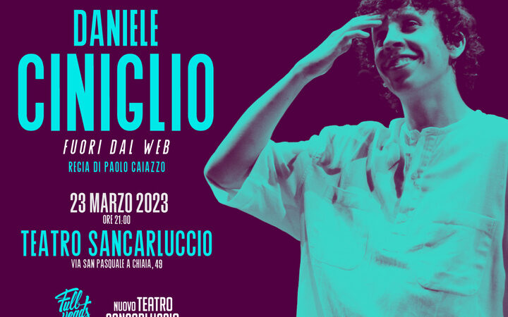 Fuori dal web al Sancarluccio | Il debutto a teatro di Daniele Ciniglio