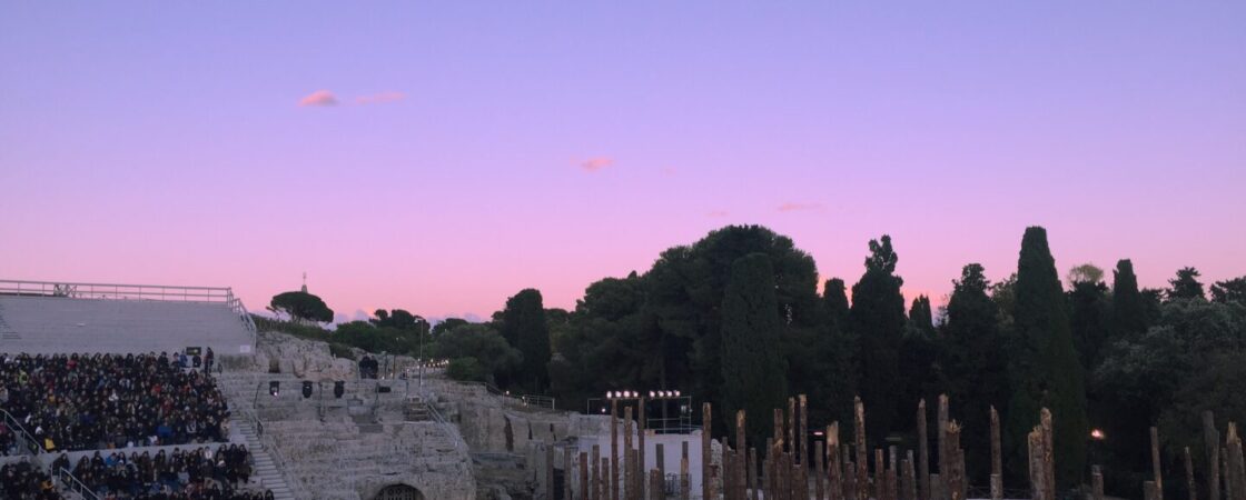 tragedie greche: messa in scena delle "troiane", 2019