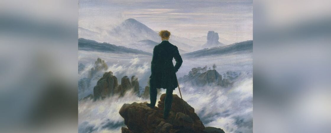 Il Viandante sul mare di nebbia di Friedrich