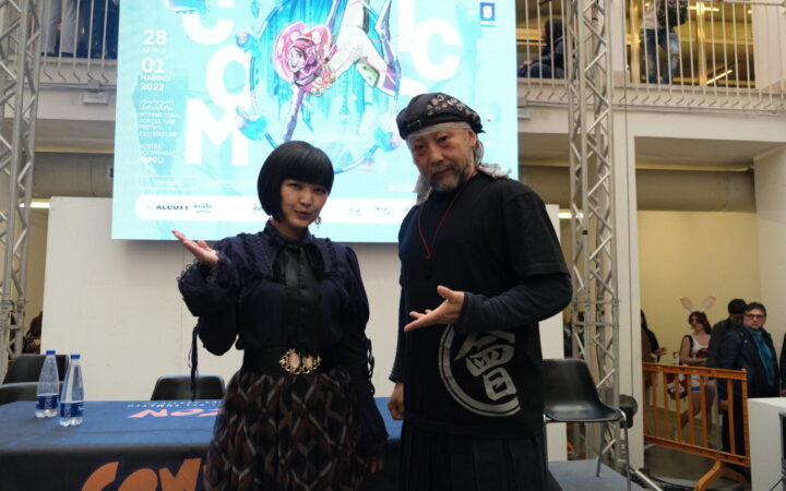 Mika Kobayashi e Tetsuro Shimaguchi al Comicon 2023