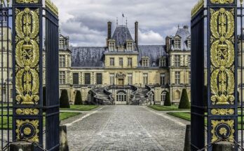 castello di fontainebleau vicino parigi in Francia