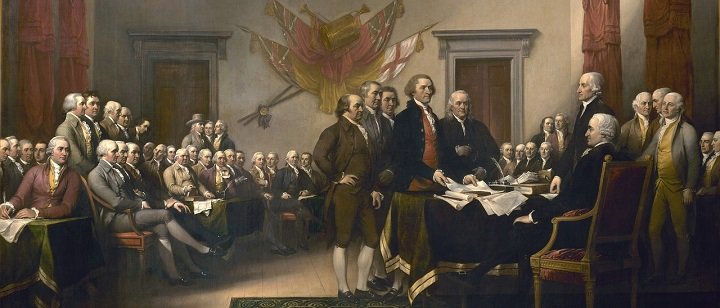 O Congresso aprovou a Declaração de Independência