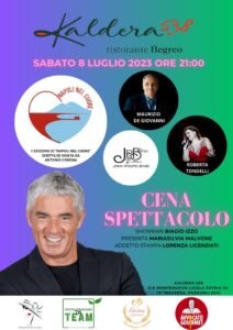 Napoli Nel Cuore | cena spettacolo con Biagio Izzo, Maurizio De Giovanni, Roberta Tondelli e la John Pacific Band
