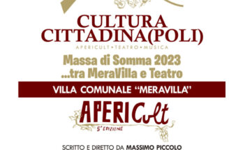 Martedì 5 settembre inizia ufficialmente “Cultura CITTADINA(POLI)”, progetto incluso nel “Cartellone degli Eventi Metropolitani”, proposto dal Comune di Massa di Somma e finanziato dalla Città Metropolitana di Napoli. L’iniziativa, fortemente voluta dal Sindaco Gioacchino Madonna, con la collaborazione della dr.ssa Ilaria Caruso, Segretario Comunale e Responsabile della Cultura e l’organizzazione dell’Associazione “L’ora d’aria”, ospita artisti e scrittori campani che, a livello nazionale, si impegnano a diffondere la nostra tradizione. Il programma include una serie di attività integrate tra loro che hanno in comune il tema della cultura napoletana intesa nella sua accezione più ampia. Gli appuntamenti, che coinvolgono varie realtà locali, sono dedicati alla musica, al teatro e ai libri e sono rivolti ad un pubblico di tutte le età. Il Teatro Comunale di Massa di Somma “Carmela Maddaloni” farà da cornice a tre serate di musica e teatro, a partire dalle ore 21:00, con artisti che affascineranno un target variegato di spettatori: - Martedì 5 settembre Roberto Colella sarà il protagonista di “Canzoni nude e canti di resistenza”, un concerto special, intimo e “nudo”, in cui il racconto dietro la canzone, si sviscera e prende forma. Un solo show con pianoforte, chitarra, flauti e tamburi “sostenuto” dalla voce del pubblico. - Giovedì 14 settembre Amedeo Colella presenterà, con il suo stile unico e dissacrante, “Nisciuno nasce ‘mparato”, scritto dal medesimo, accompagnato dalla musica e dal canto del maestro Francesco Cuomo, con la partecipazione straordinaria di Umberto Tommaselli e con la sciantosa Elena Vittoria. Colella condurrà il pubblico in una passeggiata ricca di aneddoti, curiosità e leggende sulla storia di Napoli. - Venerdì 29 settembre Paolo Caiazzo chiuderà la rassegna con lo spettacolo di teatro – canzone “Terroni si nasce ed io lo nacqui… modestamente”, ricordando il principe della risata, il grande Totò, con Emidio Ausiello, alle percussioni, Franco Ponzo, alla chitarra. Sasà Piedepalumbo, alla fisarmonica, e Roberto Giangrande, al contrabbasso. Con leggerezza e con musicisti in scena, racconterà la sua Meridionalità attraverso i suoi testi e un percorso musicale dedicato ai musicisti terroni, da Pino Daniele a Domenico Modugno passando per tanti altri e, perché no, anche per gli Squallor. Non potrà mancare in scena il suo alter ego televisivo Tonino Cardamone al quale è affidato l’epilogo del racconto con la follia dei saggi e la saggezza della sua follia. Più che uno spettacolo è una “Mission” sempre più “Impossible” ai giorni d’oggi: Divertire e divertirsi. Ma, come dice lo stesso Caiazzo, «bisogna tentare, anche su tematiche serie e drammatiche, senza prendersi tanto sul serio, perché sono sempre più convinto che se affronti un problema disposto a riderci su, è probabile che tu possa vincere, se ti abbatti e ti disperi... hai già perso». La terrazza del Parco Comunale “Meravilla”, di Massa di Somma, ospiterà la 5° edizione del Festival Letterario “Apericult... la cultura si fa in strada”, consolidata tradizione letteraria/musicale/enogastronomica che prevede incontri letterari con scrittori rappresentativi del territorio. Quattro serate di narrazione scritte, tagliate e cucite da Massimo Piccolo; due voci narranti, la giovanissima Claudia De Rienzo e lo stesso Piccolo. Una voce cantante, Adriana Cardinale e una voce suonante, il pianoforte di Francesco Marziani saranno il nucleo fisso (al quale si aggiungeranno degli ospiti) che, a seconda dell’autore ospite della serata, introdotto e raccontato da Annamaria Pianese, darà vita a una performance dove la parola scritta verrà, di volta in volta, vestita in abiti diversi per dar vita a un unico flusso narrativo. E così, oltre ai testi e al mondo degli autori presenti, gli spettatori potranno viaggiare tra le pagine più belle della letteratura, da Fitzgerald a Hugo, da Fante a Landslale, passando per Stephen King e Kent Haruf. Gli appuntamenti sono i seguenti: - l’8 settembre con Agnese Palumbo; - il 15 settembre con Massimiliano Virgilio; - il 22 settembre con Pino Imperatore; - il 28 settembre con Angela Rosauro. Al termine di ciascun incontrò è prevista la degustazione di aperitivi a base di prodotti tipici locali a cura degli studenti dell’I.P.S.S.A.R. Ugo Tognazzi di Pollena Trocchia. Tutti gli eventi saranno ad ingresso libero fino ad esaurimento posti.