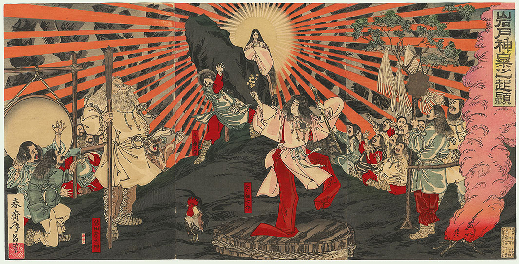 Amaterasu e la caverna, storia del mito
