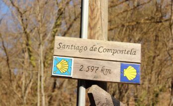 itinerari di Santiago di compostela