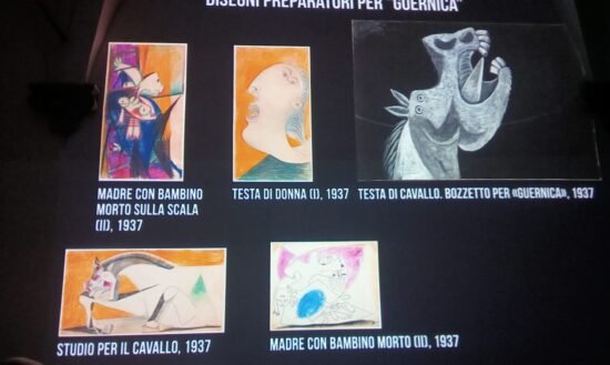  Pasión Picasso a Napoli Disegni preparatori Guernica