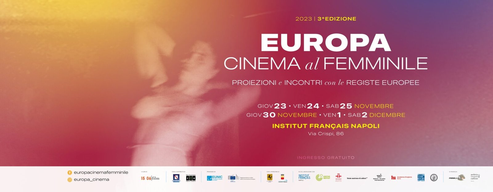 Europa Cinema al Femminile: in arrivo la terza edizione all’Institut français di Napoli