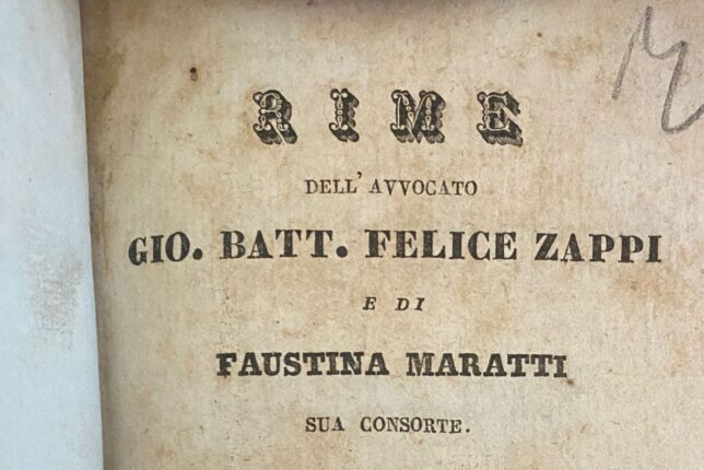 Chi era Faustina Maratti Zappi
