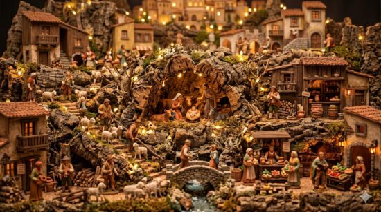 Presepe fai da te su più livelli