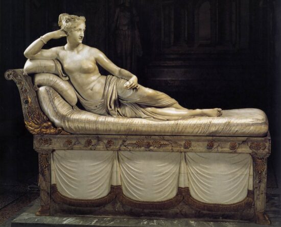 Scultura di Paolina Borghese come Venere Vincitrice