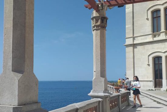 Il Castello di Miramare, Vista dalla Terrazza