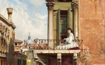 Anna sul balcone di Palazzo Priuli di Ludwing Passini: il ricordo della moglie