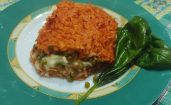 Riso al forno con mozzarella e pomodoro (fonte: archivio personale)