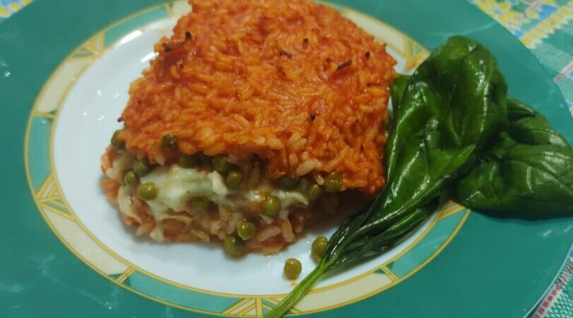 Riso al forno con mozzarella e pomodoro (fonte: archivio personale)