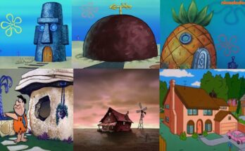 Case dei cartoni animati, le 6 più famose.