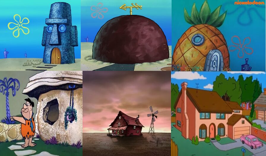 Case dei cartoni animati, le 6 più famose.