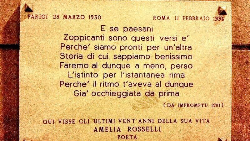 Chi è Amelia Rosselli