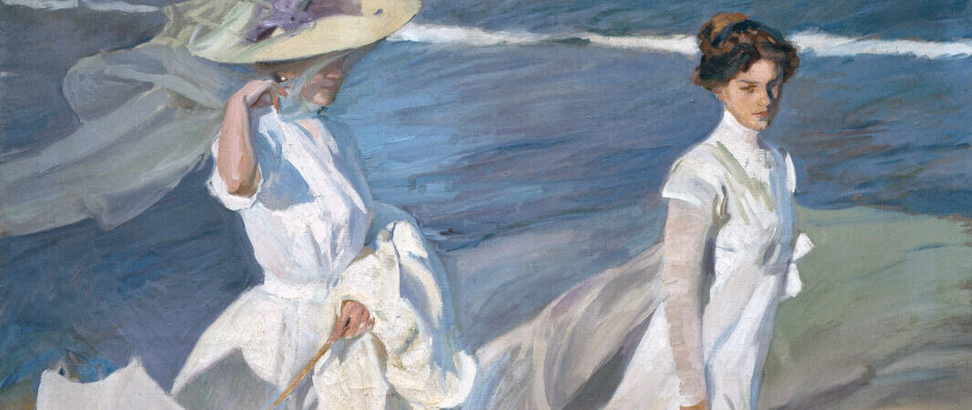 Joaquín Sorolla - Paseo a orillas del mar (Passeggiata in riva al mare), 1909 Particolare