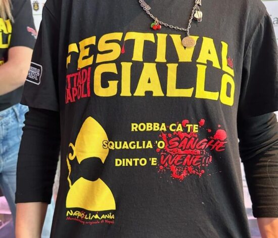 Napolimania maglietta Festoval del Giallo
