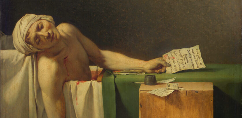 La morte di Marat di David: analisi dell'opera