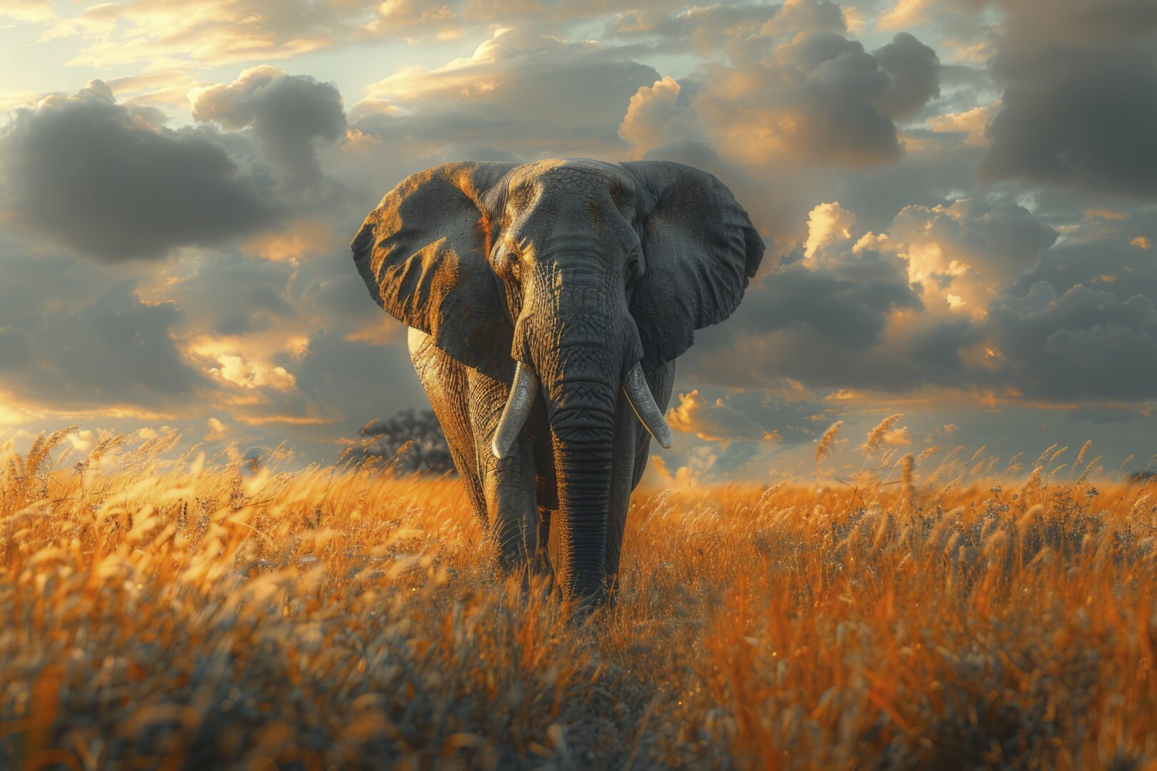 L'elefante è fra gli animali più grandi al mondo
