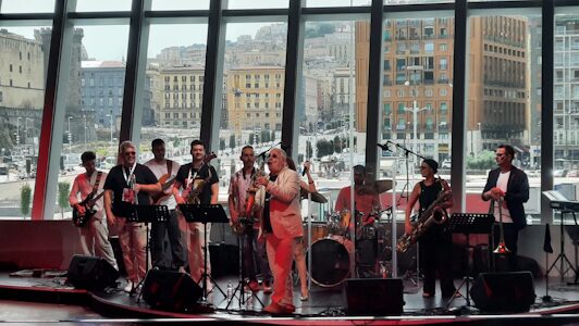 Marco Zurzolo e la sua band ospiti a bordo della MSC World Europa.