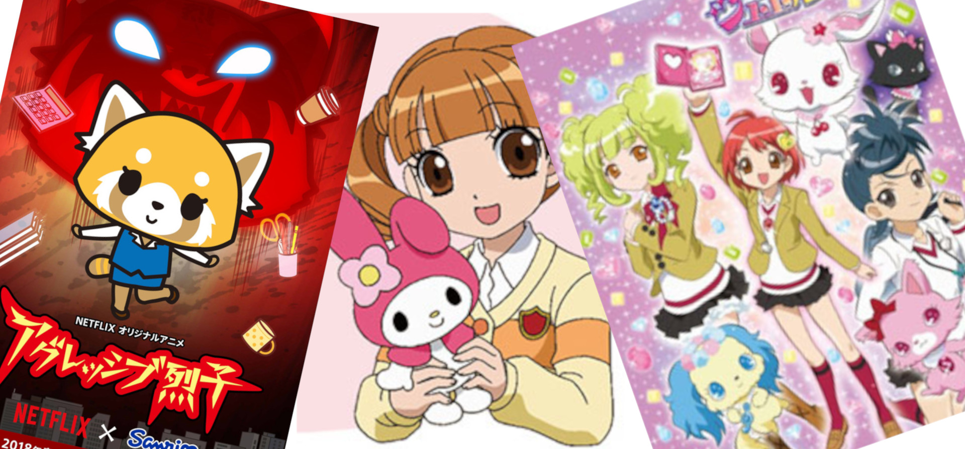 3 Anime con personaggi Sanrio