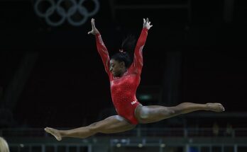 Simone Biles: la campionessa statunitense di ginnastica artistica.